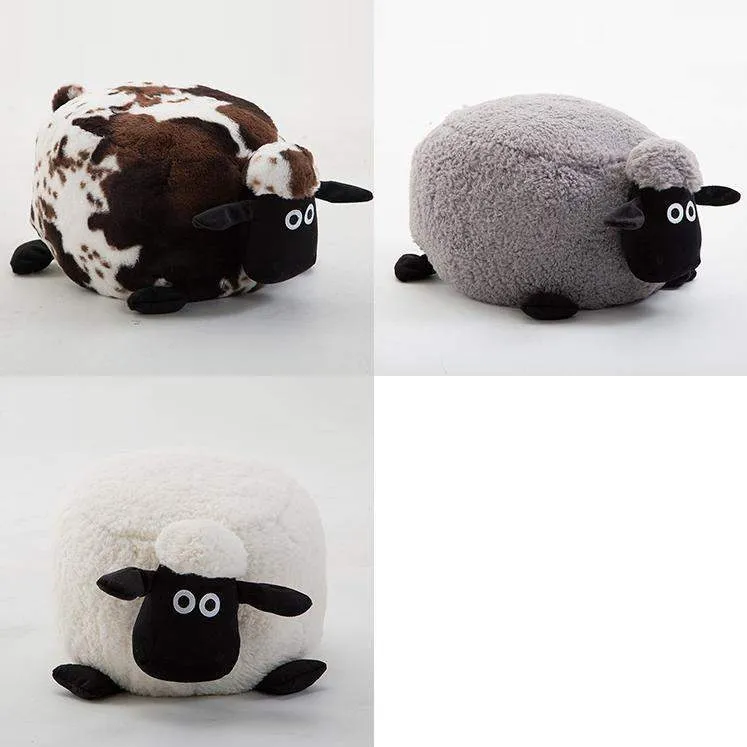 Washable Stool with Storage: Sheep Edition