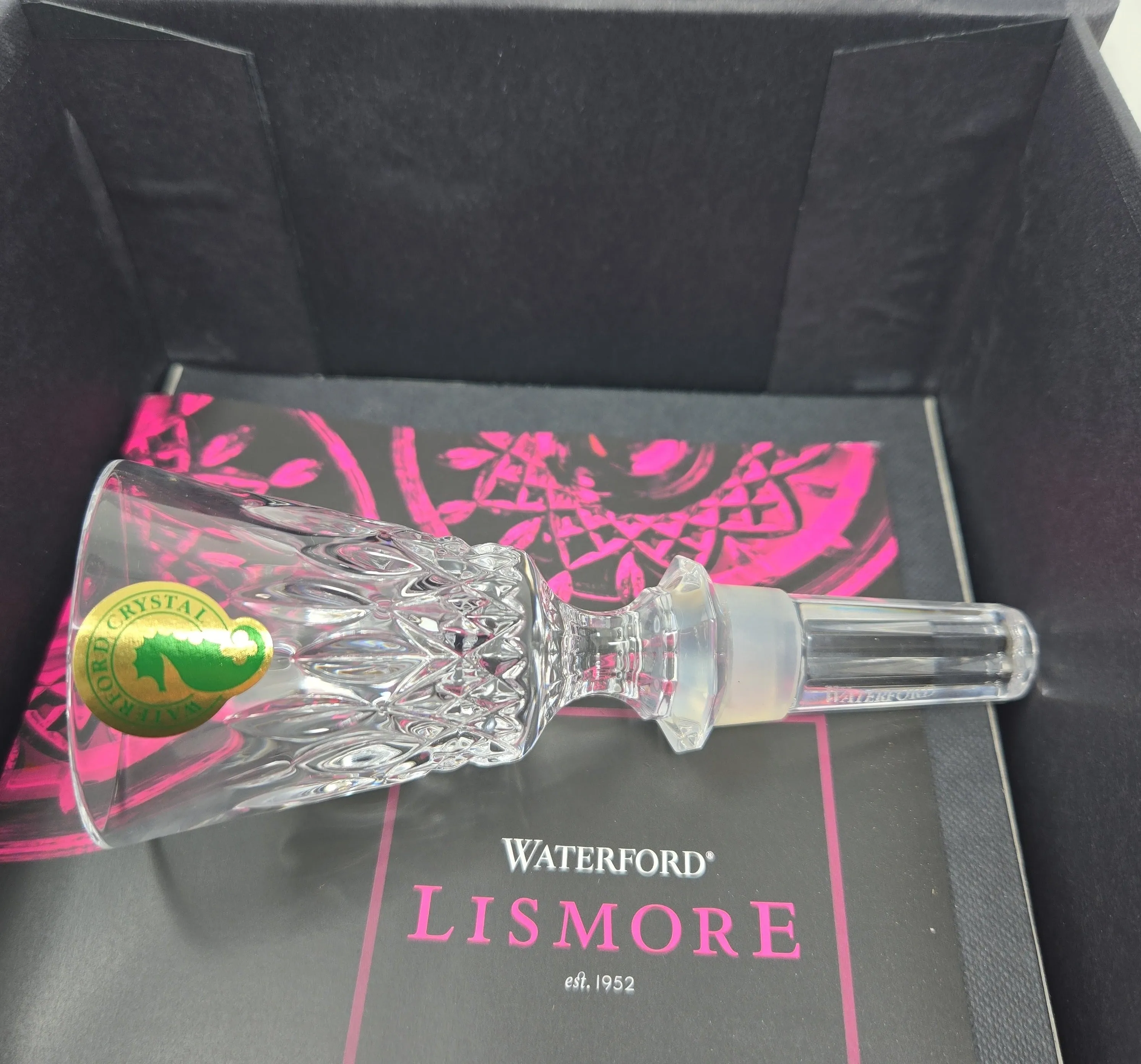 Waterford Lismore Bottle/ Tasting Stopper AP40
