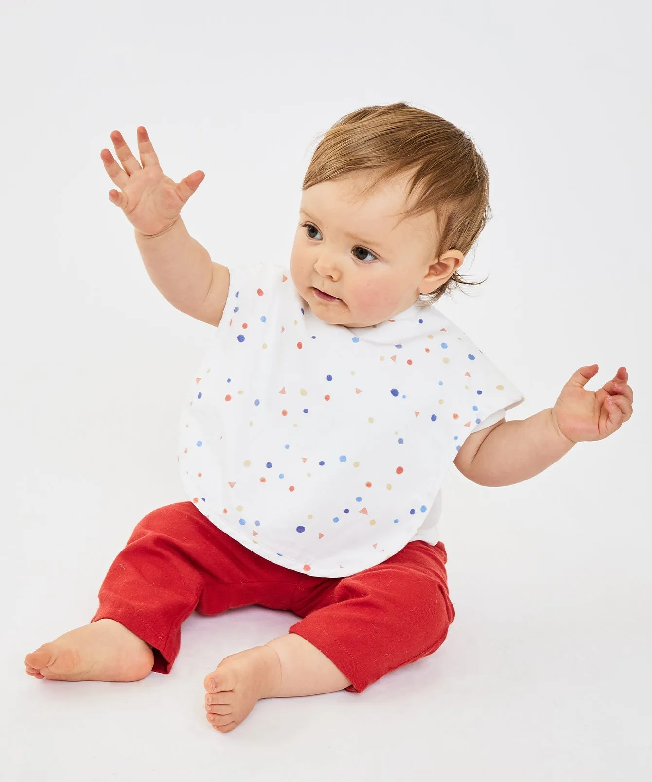 Waterproof Bib, Signature Dot