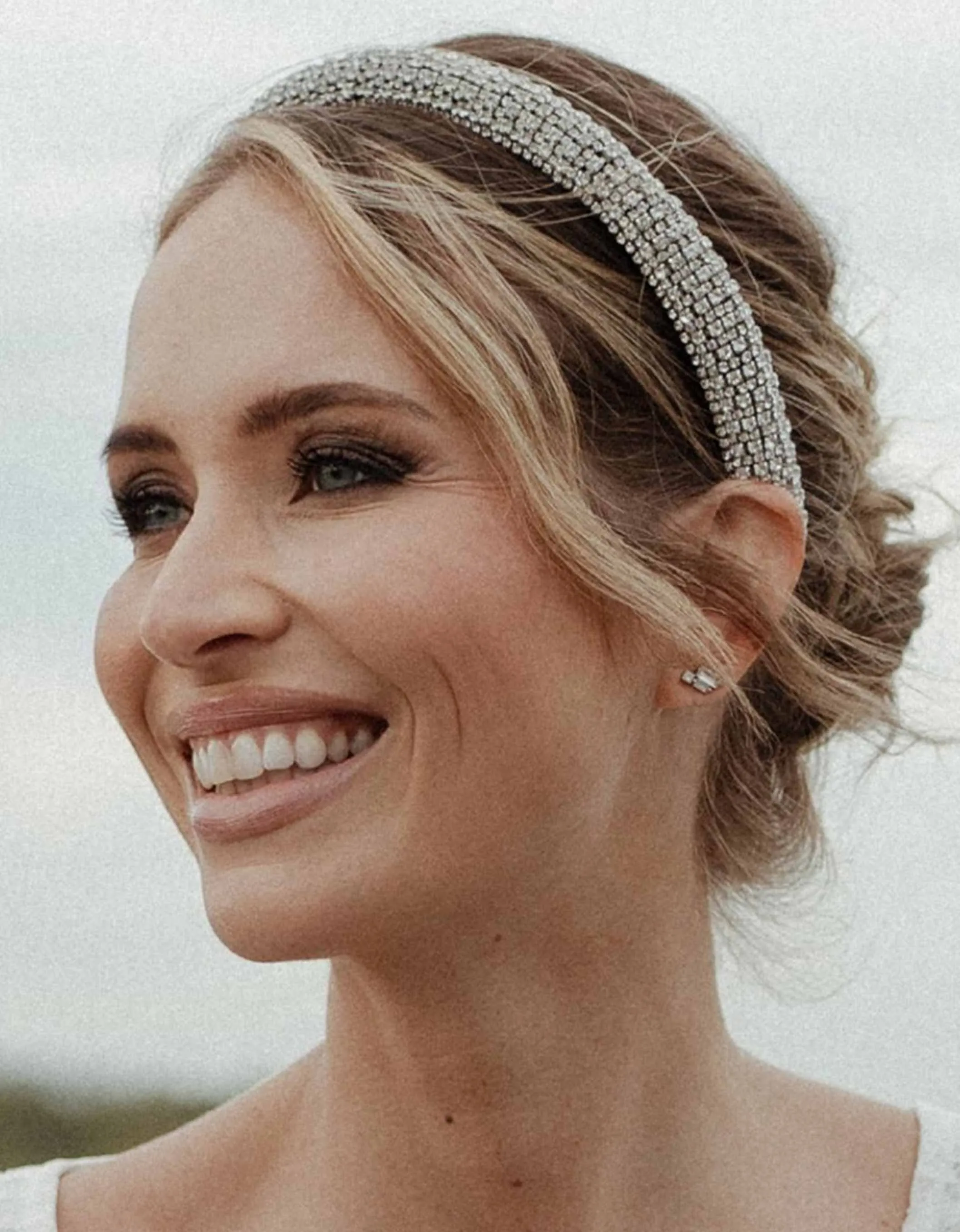 WEAT - Braut Haarreif Glitzersteine