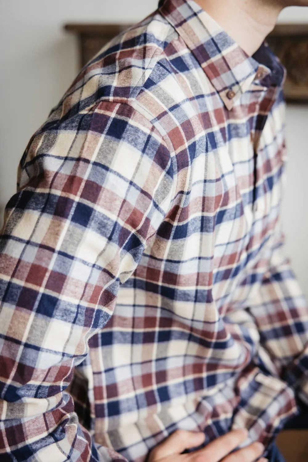 Weatherproof Vintage Brushed Flannel Shirt for Men in Downtown Brown | F2485572GK-DOWNTOWNBROWN