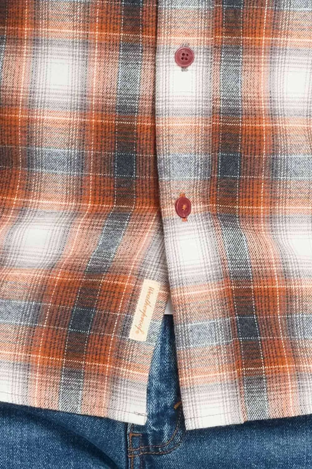 Weatherproof Vintage Brushed Flannel Shirt for Men in Gold Flame | F2485572GK-GOLDFLAME