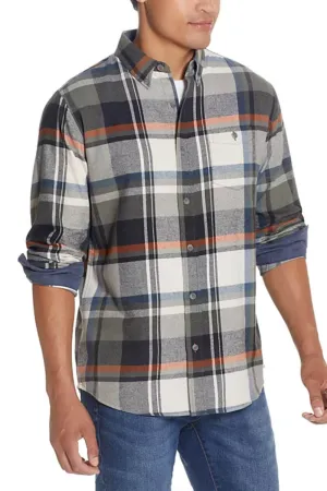 Weatherproof Vintage Brushed Flannel Shirt for Men in Riviera | F2485572GK-RIVIERA