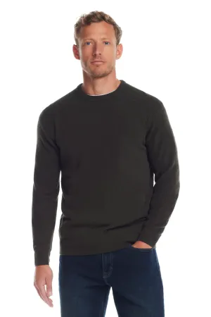 Weatherproof Vintage Raglan Sweater for Men in Dark Olive | F2440118GK-DARKOLIVE