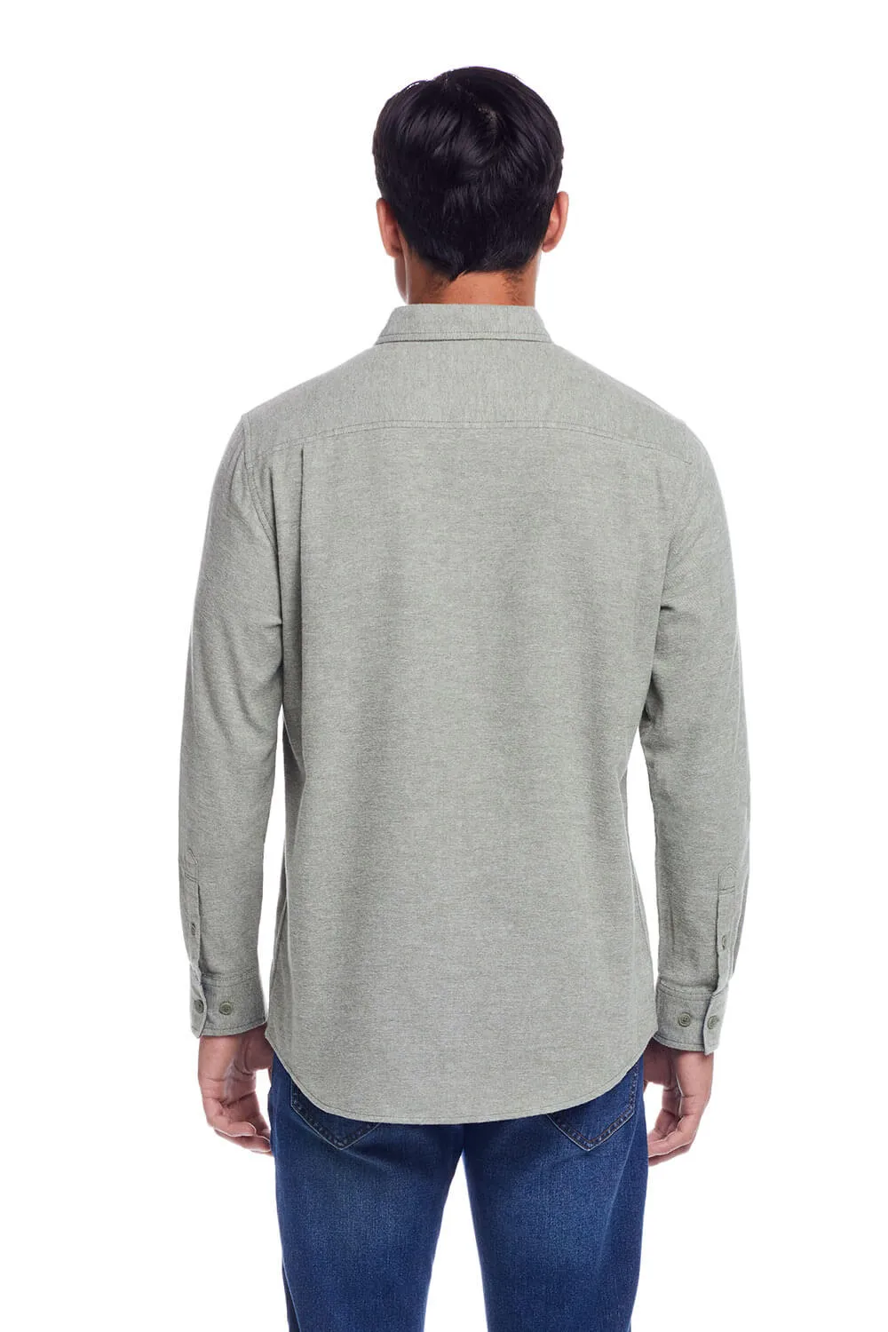 Weatherproof Vintage Solid Twill Shirt for Men in Deep Olive | F2485742GK-DEEPOLIVE