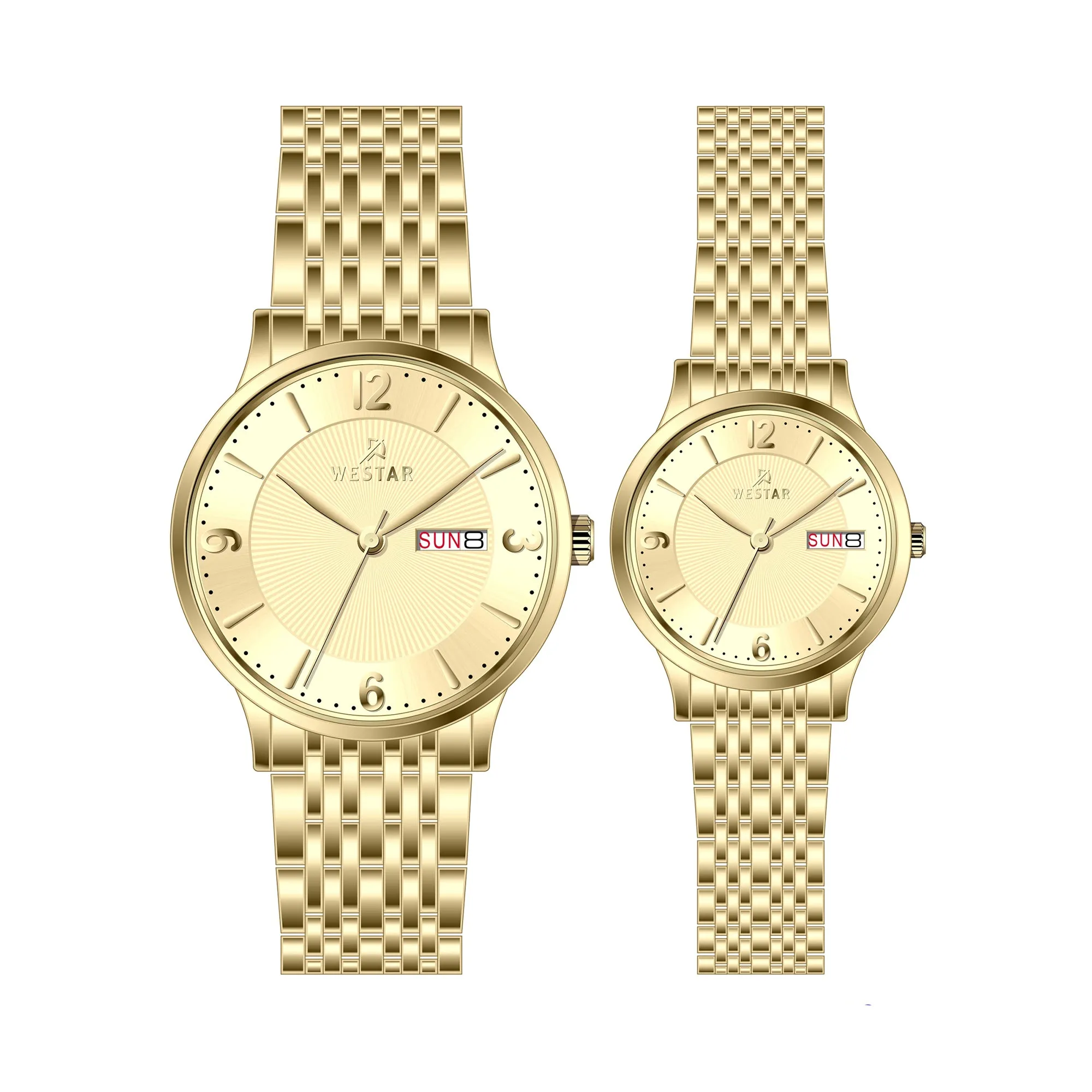 Westar Couple Watch 50258GPN102 & 40258GPN102