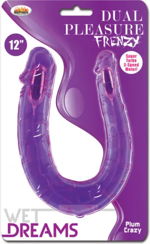 Wet Dreams Dual Pleasure Frenzy - Plum Crazy