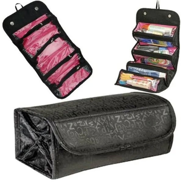 Women Men Beauty Toiletry Travel Makeup Suitcase Make Up Organizer