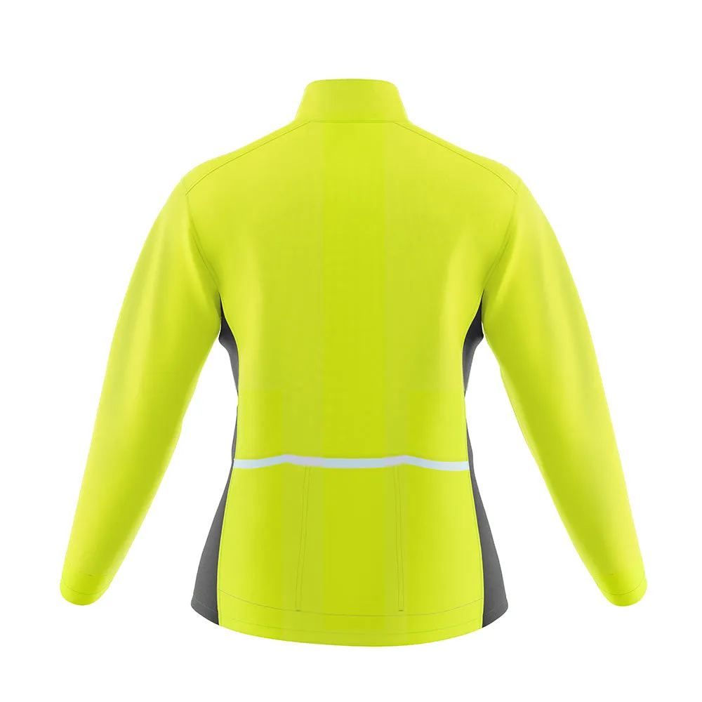Womens Mizzly Hi Vis Wind Water Resistant Cycling Jacket