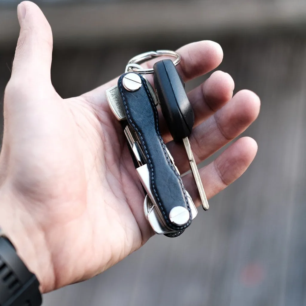 Wunderkey - Midnight Blue Leather Key Organizer