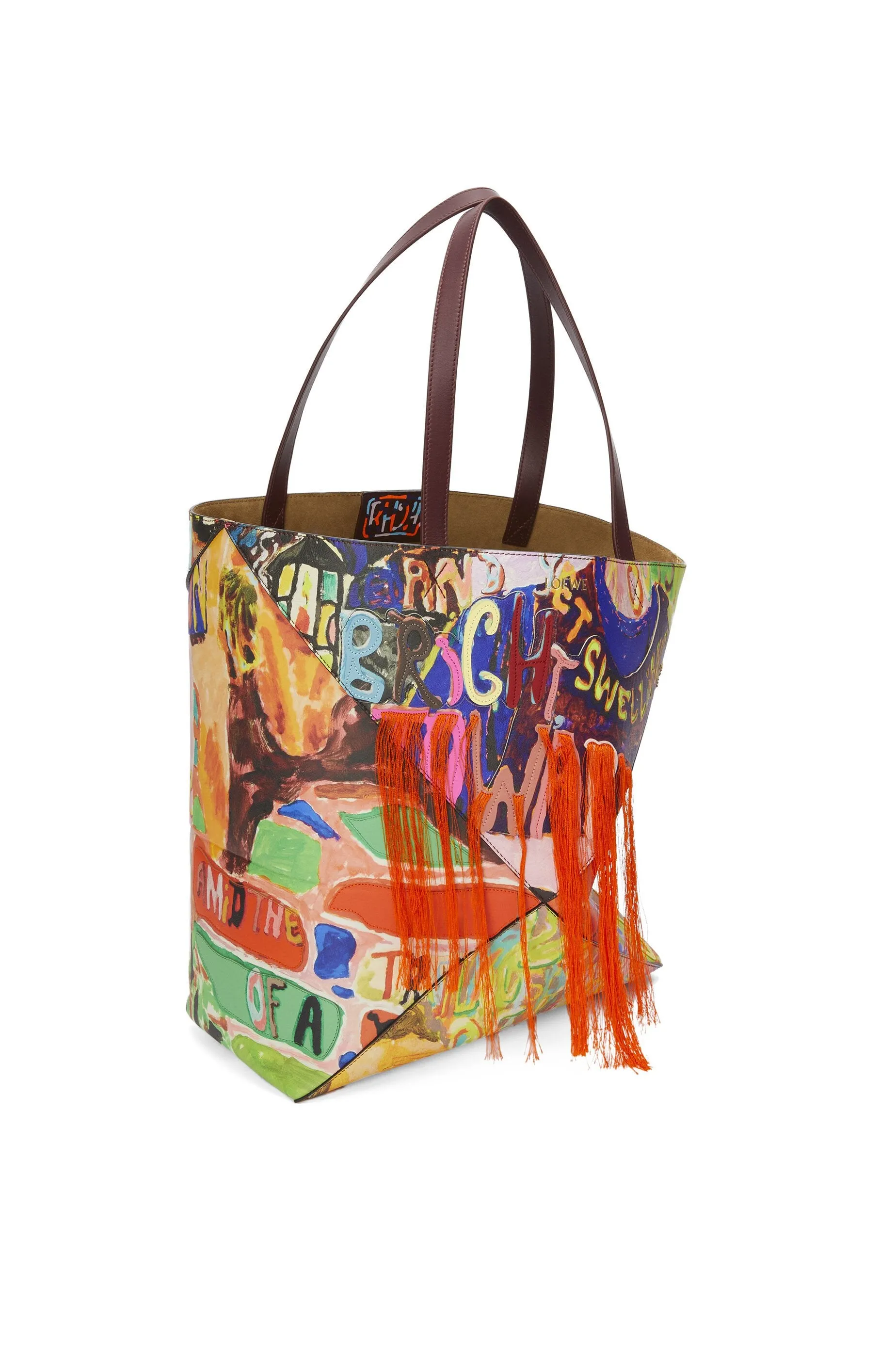 Xl Puzzle Fold Tote In Classic Calfskin