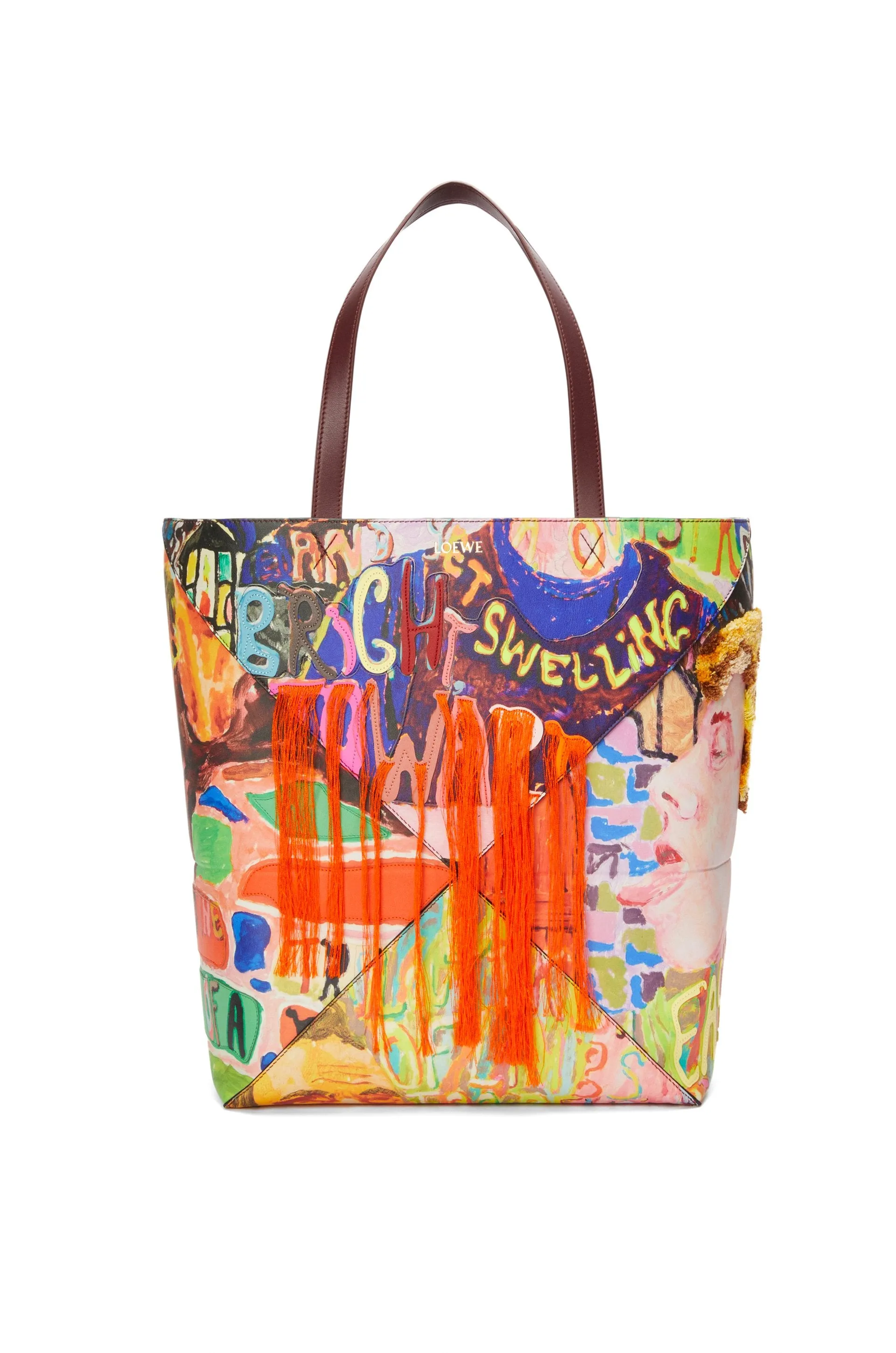 Xl Puzzle Fold Tote In Classic Calfskin