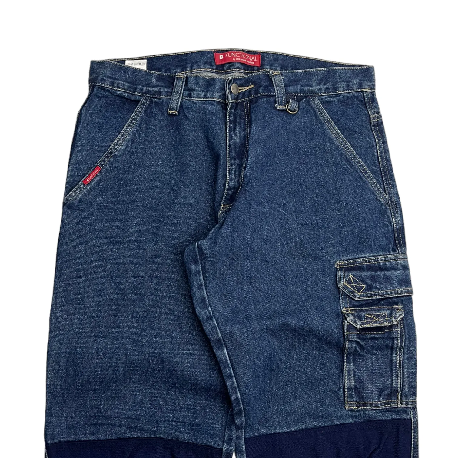 Y2K B-Functional Baggy Double Knee Jeans