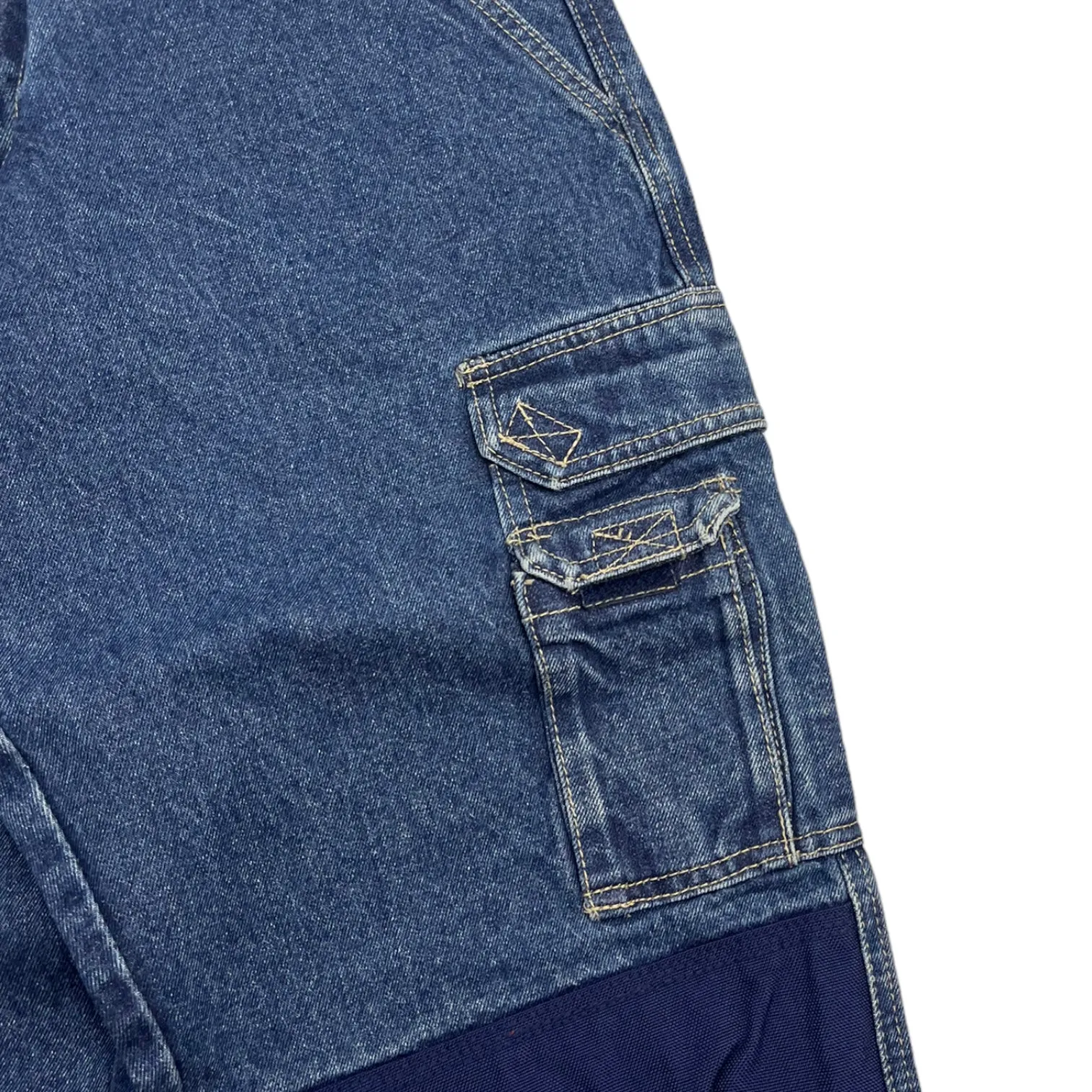 Y2K B-Functional Baggy Double Knee Jeans