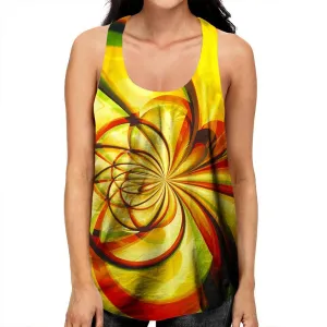 Yellow Flower Racerback