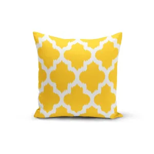 Yellow Geometric Pillow Cover