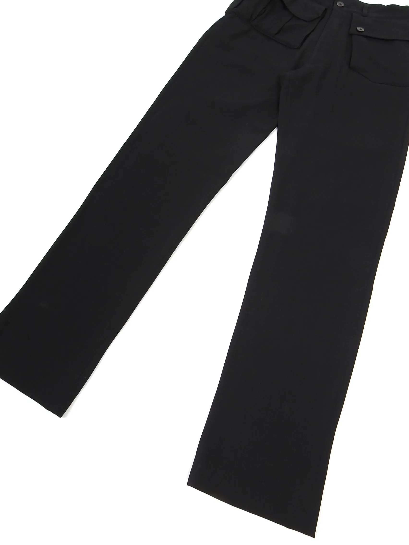 Yohji Yamamoto Black Multi Pocket Pants Size 2