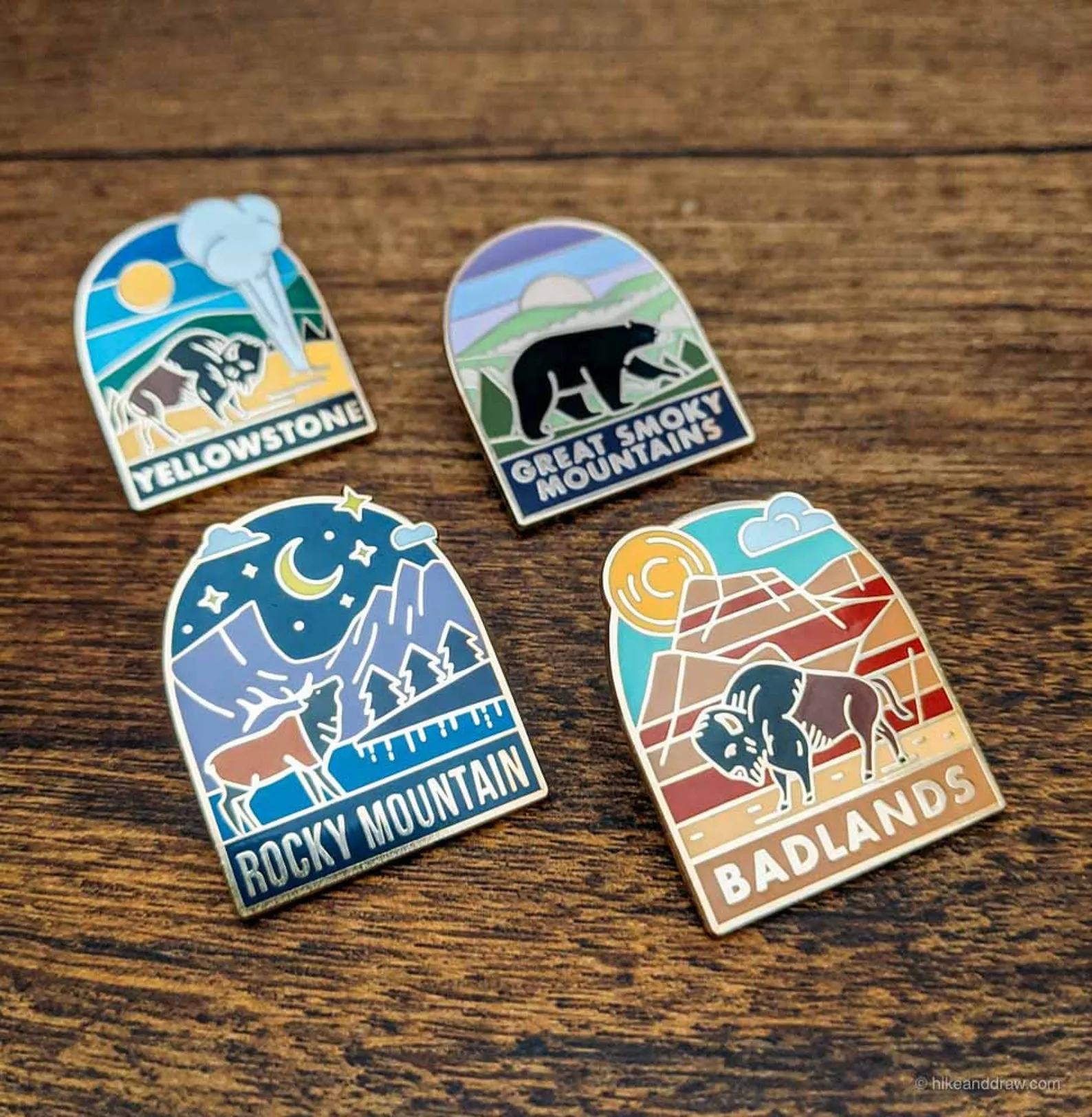 Yosemite National Park Enamel Pin