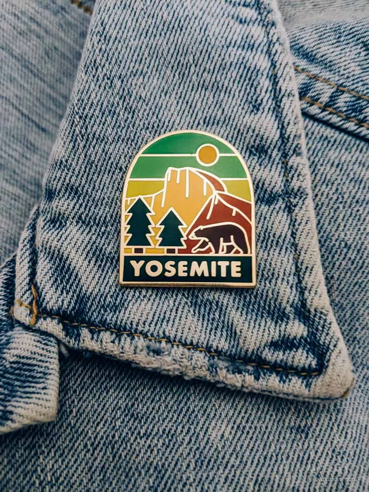Yosemite National Park Enamel Pin
