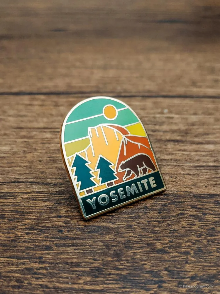 Yosemite National Park Enamel Pin