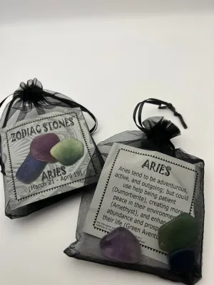 Zodiac Stones Bag